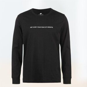 NIKE GET OVER YOUR FEAR OF HEIGHTS LONG SLEEVE SHIRT MEN'S SIZE SMALL